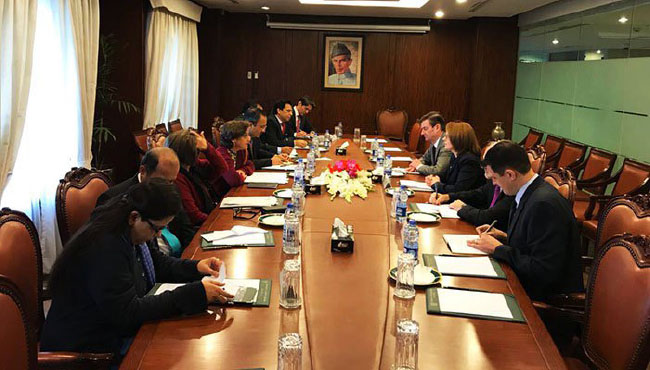 Senior US Diplomat Discusses Afghan Security with Pak Foreign Secy